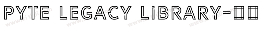 Pyte Legacy Library字体转换